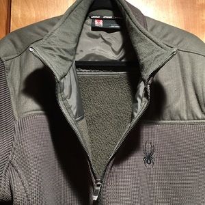 SPYDER CORE SWEATER JACKET XXL MILITARY GREEN NWOT